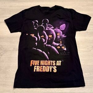 Five Nights A Freddys Movie Promo Shirt 2023 Rare Variant Size Med Adult Goth